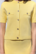Summer Knit Button Cardigan