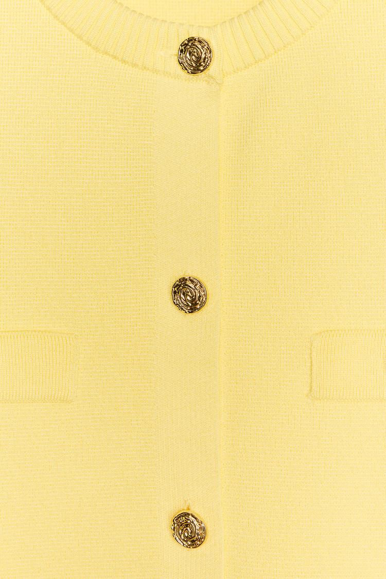 Summer Knit Button Cardigan