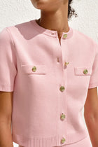 Summer Knit Button Cardigan