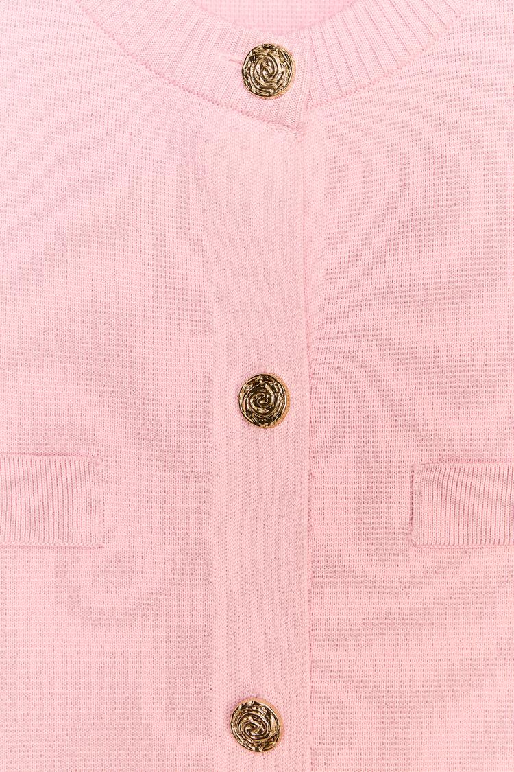 Summer Knit Button Cardigan