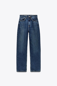 High-Waisted TRF Denim Jeans