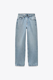 High-Waisted TRF Denim Jeans