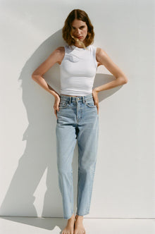 High-Waisted TRF Denim Jeans