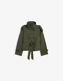 BUTTONED TRENCH COAT