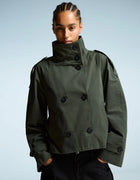 BUTTONED TRENCH COAT
