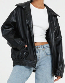 Oversised Laether Jacket
