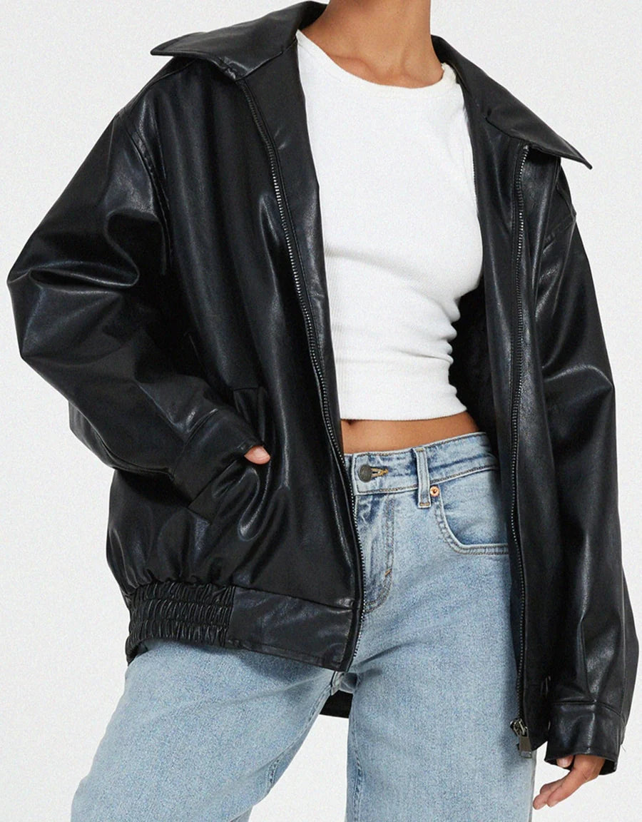 Oversised Laether Jacket