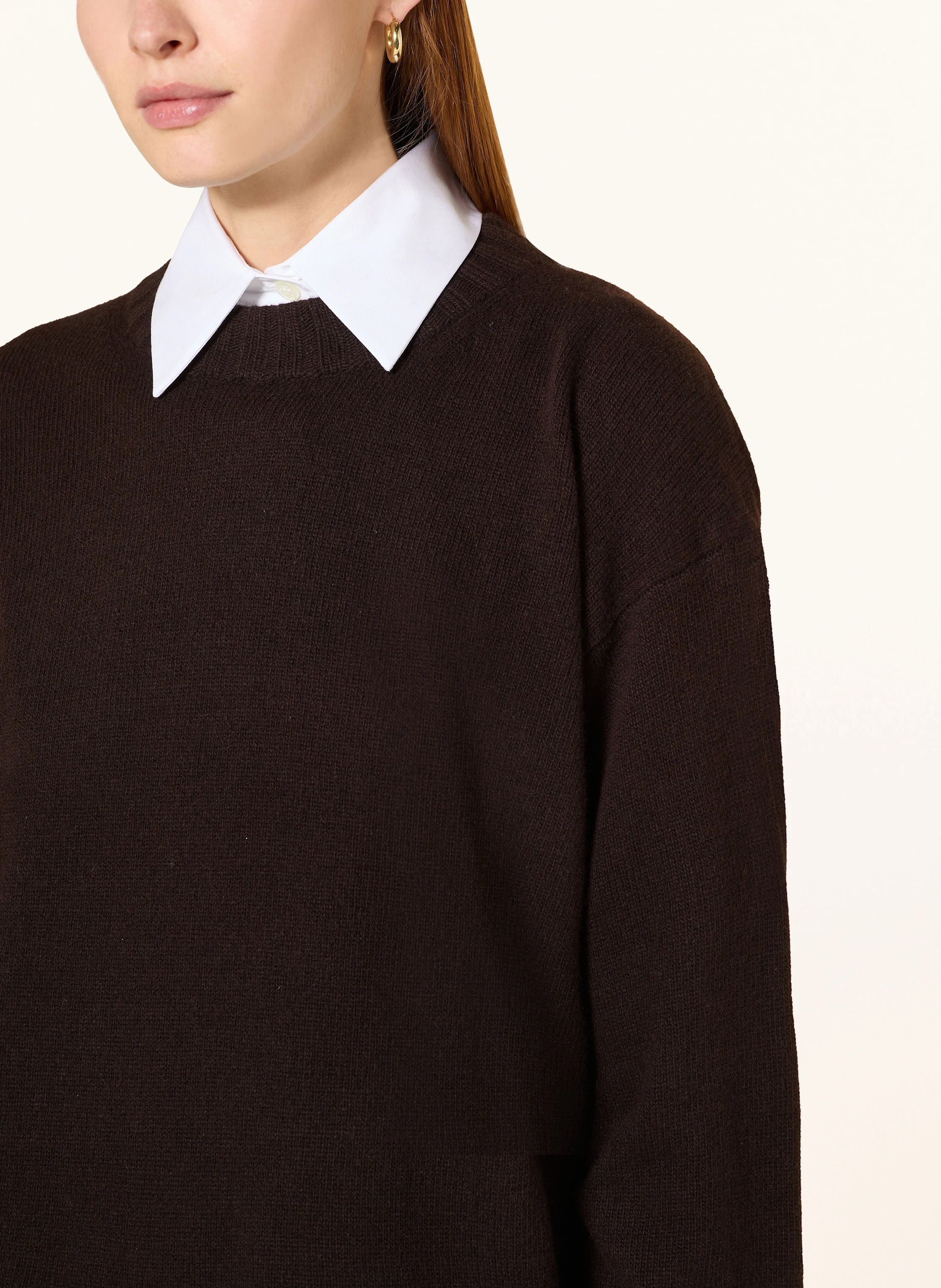 Chocolate Brown Knit Jumper