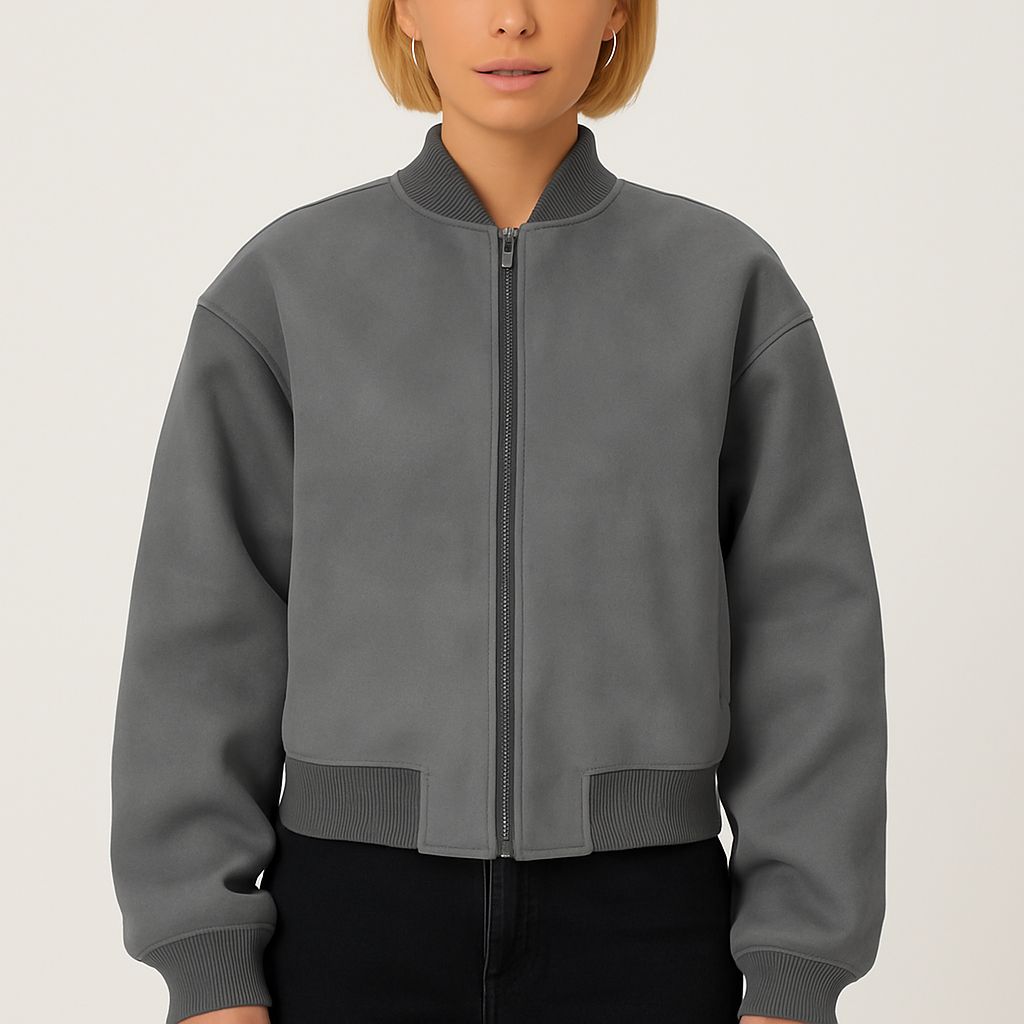 SUEDE BOMBER JACKET