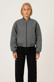 SUEDE BOMBER JACKET