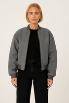 SUEDE BOMBER JACKET