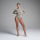 Long Sleeve Crew Neck Bodysuit