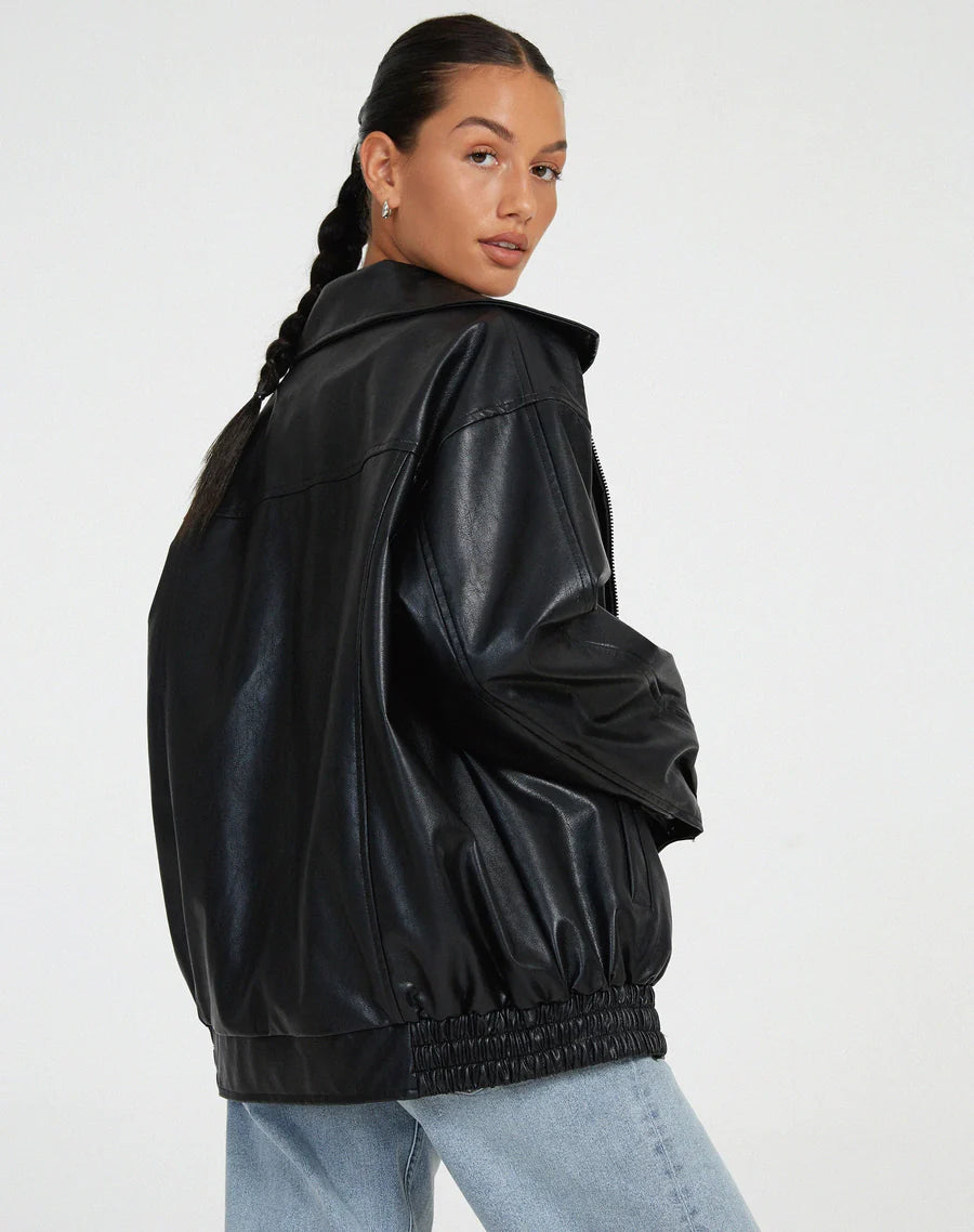 Oversised Laether Jacket