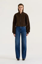 SUEDE BOMBER JACKET