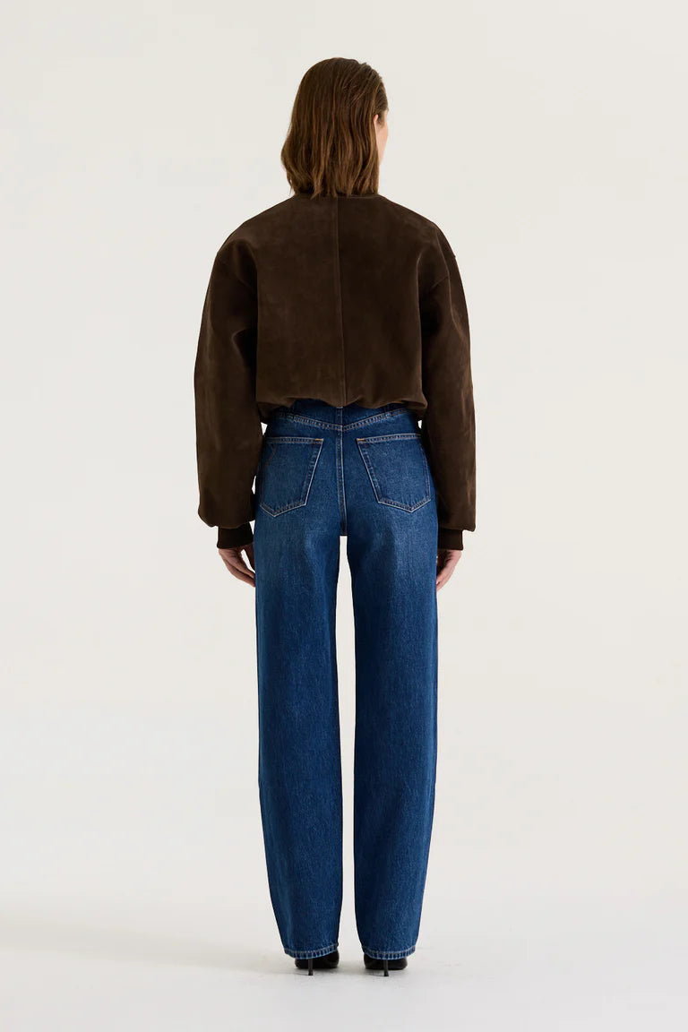 SUEDE BOMBER JACKET