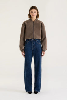 SUEDE BOMBER JACKET