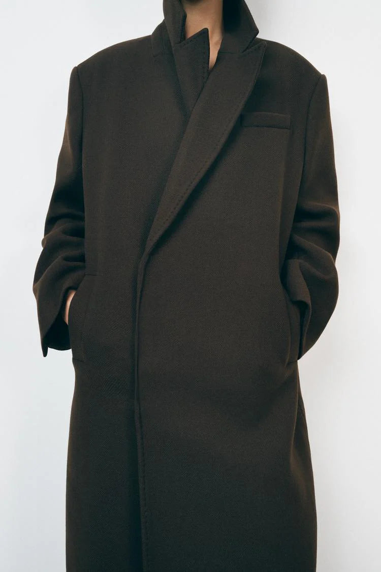 BROWN BLAZER COAT