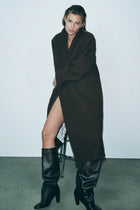 BROWN BLAZER COAT