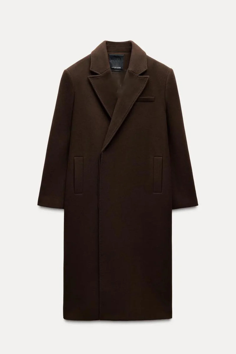 BROWN BLAZER COAT