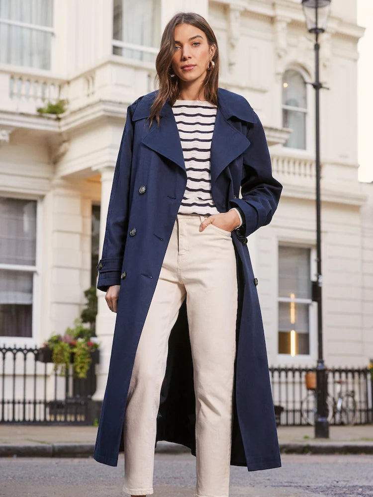 AMARI - Blue Trench Coat