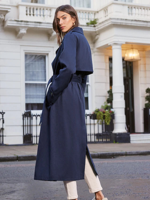 AMARI - Blue Trench Coat