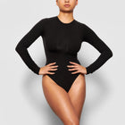 Long Sleeve Crew Neck Bodysuit