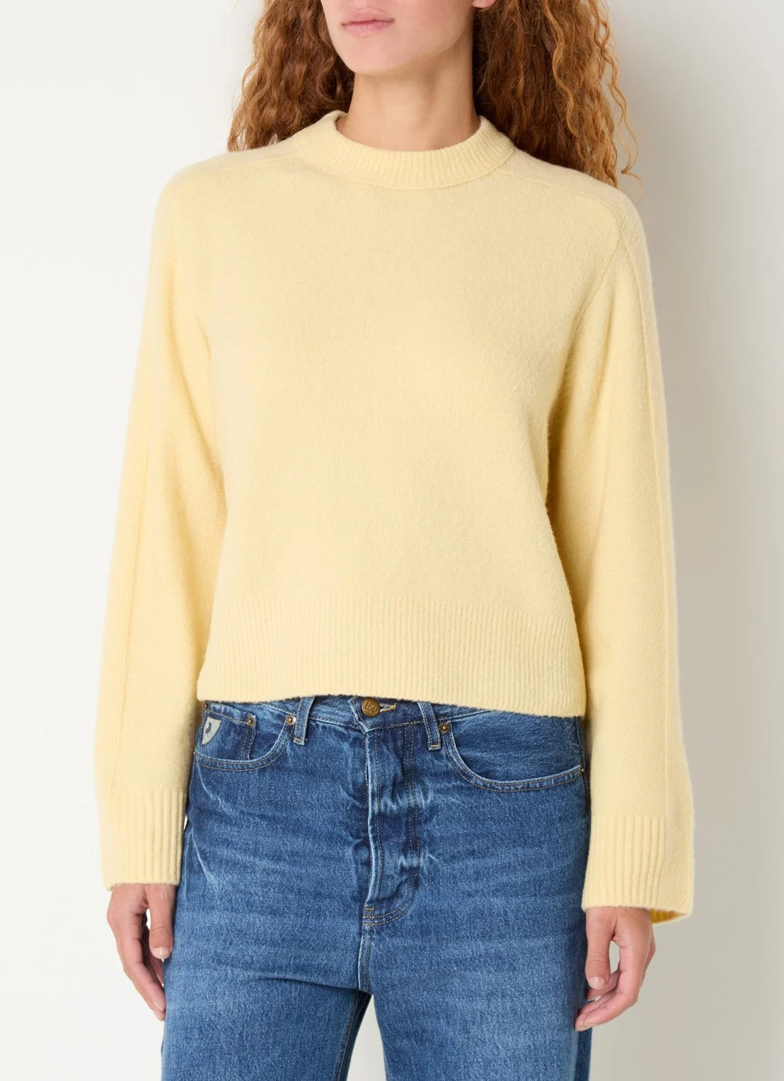 Soft Yellow Knit Jumper