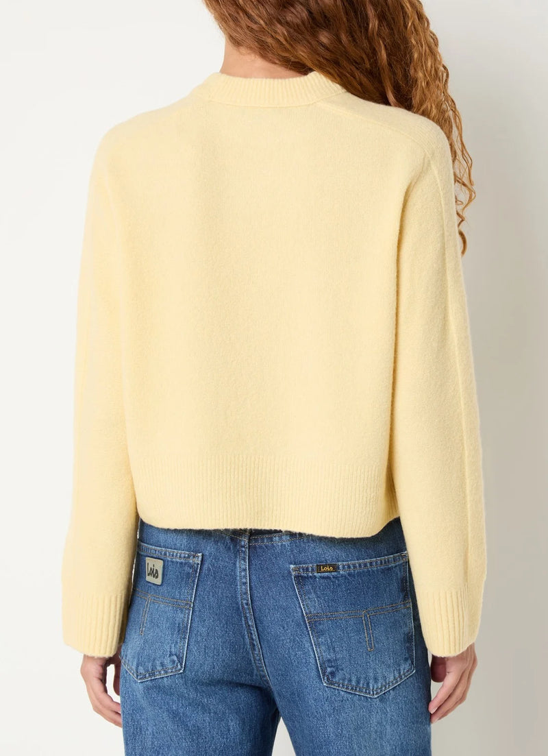 Soft Yellow Knit Jumper