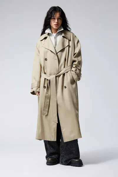 AMARI - Beige Trench Coat