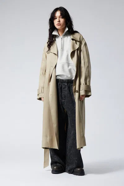 AMARI - Beige Trench Coat