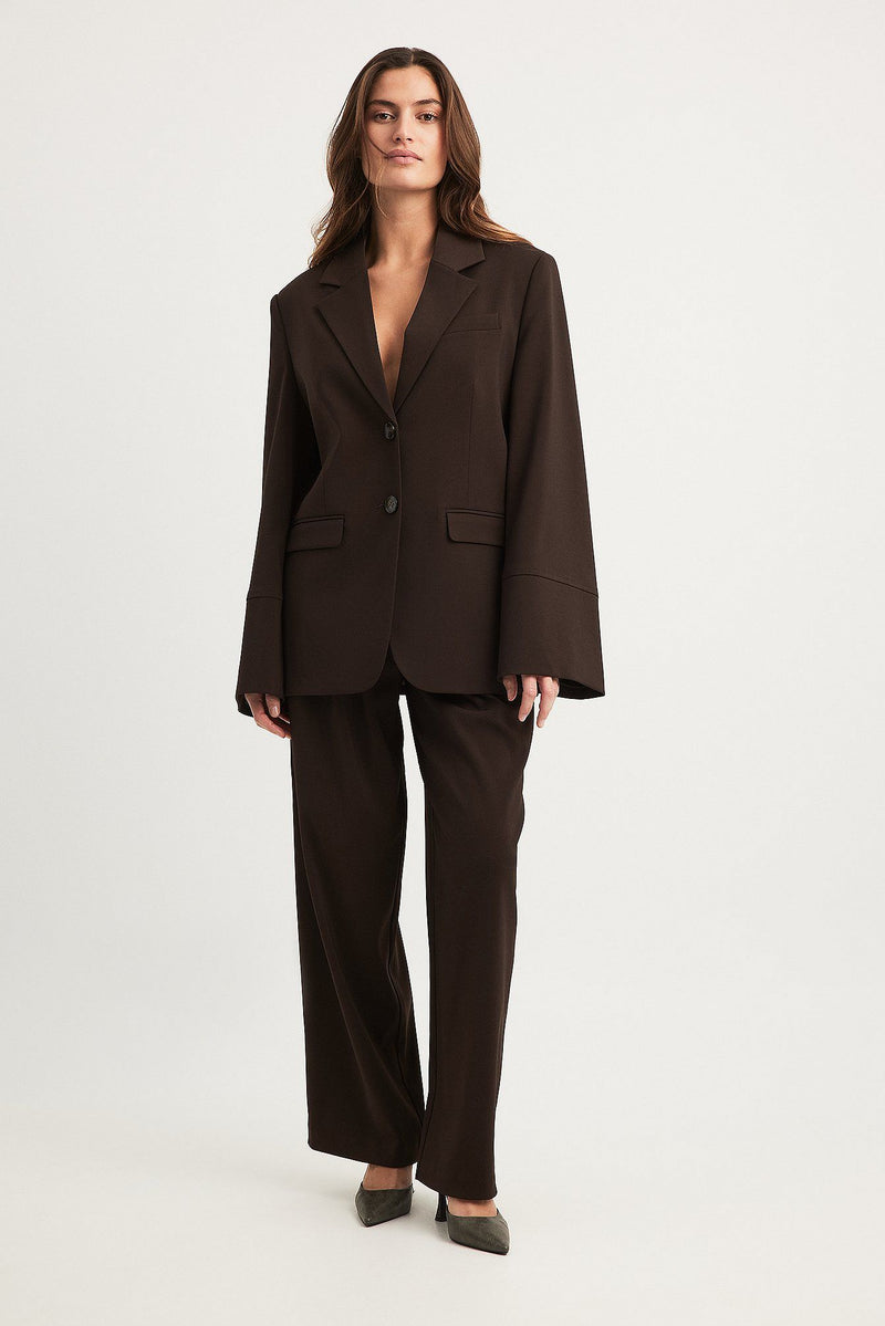 Oversized Brown Blazer