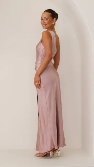 Victoria Maxi Dress - Dusty Pink