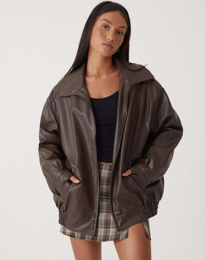 Oversised Laether Jacket